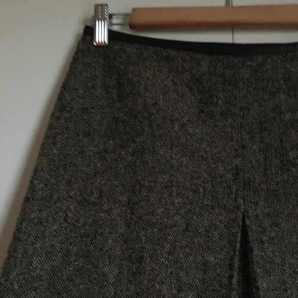 Vintage RW&CO. Preppy Wool Pleated Mini Skirt - Picture 4 of 13
